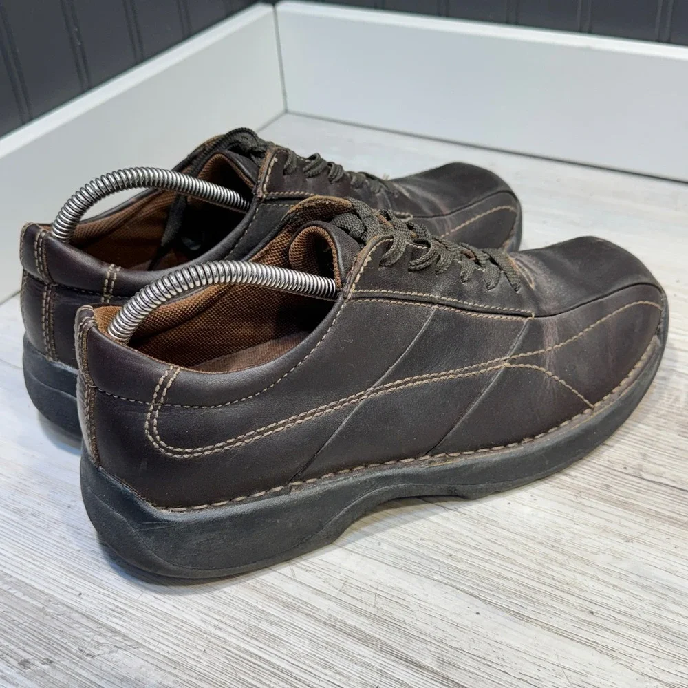 Vintage GBX‎ Shoe Men's 8M Brown Leather Chunky Oxford Lace Up Workwear Y2K